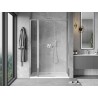 Mexen Mist L Duschdrehtüren 145 cm, transparent, Chrom - 8A4L-145-001-01-00