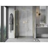 Mexen Mist L Duschdrehtüren 150 cm, transparent, gold - 8A4L-150-001-50-00