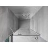 Mexen Mist-H Duschdrehtür links 105 cm, transparent, chrom - 8A5-105-000-01-00-L
