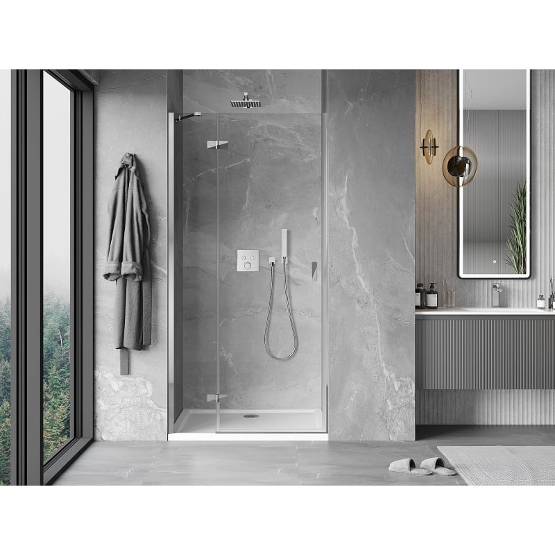 Mexen Mist-H Duschdrehtür links 110 cm, transparent, Chrom - 8A5-110-000-01-00-L