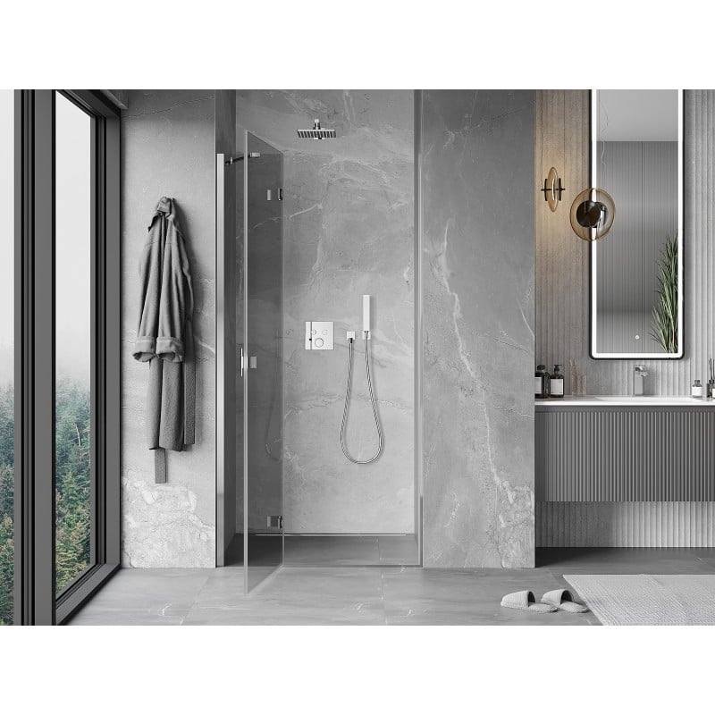Mexen Mist-H Duschschwingtüre links 120 cm, transparent, Chrom - 8A5-120-000-01-00-L