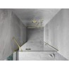 Mexen Mist-H Duschdrehtür links 75 cm, transparent, gold - 8A5-075-000-50-00-L