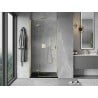 Mexen Mist-H Duschschwingtür links 105 cm, transparent, gold - 8A5-105-000-50-00-L