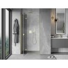 Mexen Mist-H Duschpendeltür links 70 cm, transparent, gebürstet gold - 8A5-070-000-55-00-L