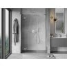 Mexen Mist-H Duschdrehtür links 145 cm, transparent, Chrom - 8A5-145-001-01-00-L