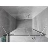 Mexen Mist-H Duschabdeckung schwenkbar links 150 cm, transparent, Chrom - 8A5-150-001-01-00-L