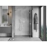 Mexen Mist-H Duschpendeltür rechts 125 cm, transparent, chrom - 8A5-125-001-01-00-P