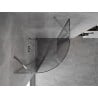 Mexen Mist Duschkabine halbrund schwenkbar 90 x 90 cm, transparent, chrom - 8A32-090-090-01-00