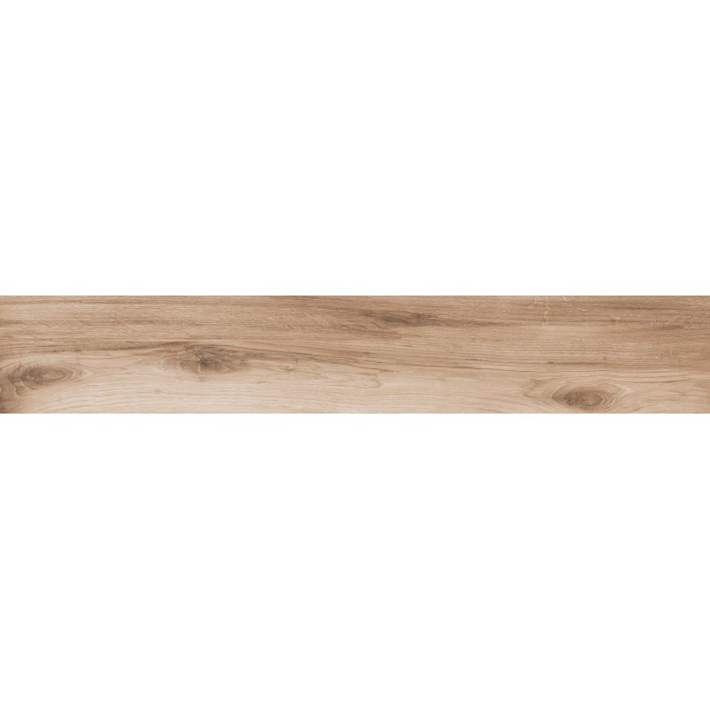 Mexen Indica Beige glasierte Feinsteinzeug-Fliese rektifiziert G1, holzähnliche Boden- und Wandfliese 120 x 20 cm, matt