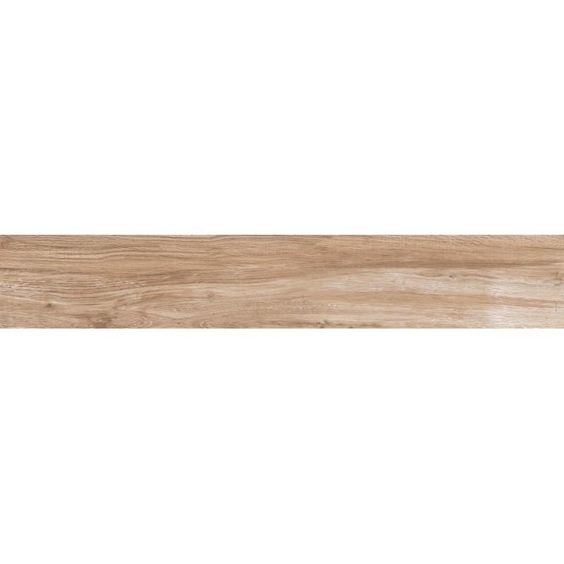 Mexen Indica Beige glasierte Feinsteinzeug-Fliese rektifiziert G1, holzähnliche Boden- und Wandfliese 120 x 20 cm, matt