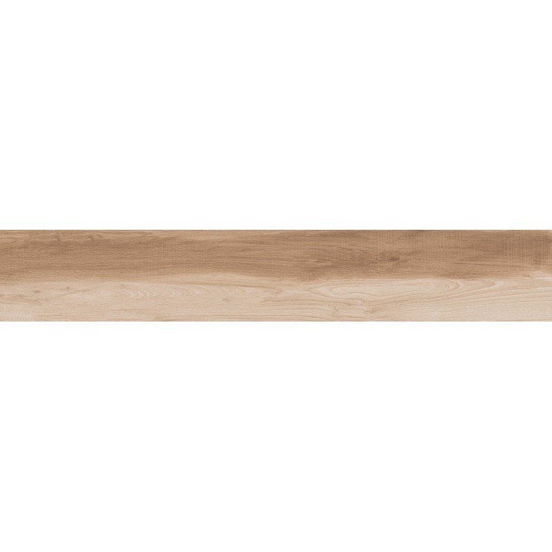Mexen Indica Beige glasierte Feinsteinzeug-Fliese rektifiziert G1, holzähnliche Boden- und Wandfliese 120 x 20 cm, matt