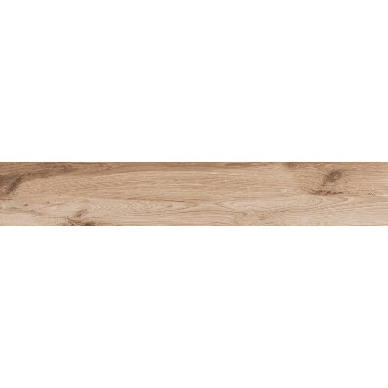Mexen Indica Beige glasierte Feinsteinzeug-Fliese rektifiziert G1, holzähnliche Boden- und Wandfliese 120 x 20 cm, matt