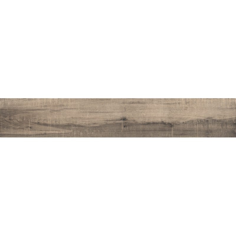 Mexen Indica Schwarze glasiertes Feinsteinzeug rek. G1, holzähnliche Boden-Wandfliese 120 x 20 cm, matt - TL604-120-020-01