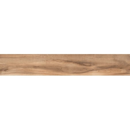 Mexen Indica Brauner glasiert rect. G1, holzähnliche Boden-Wandfliese 120 x 20 cm, matt - TL604-120-020-02