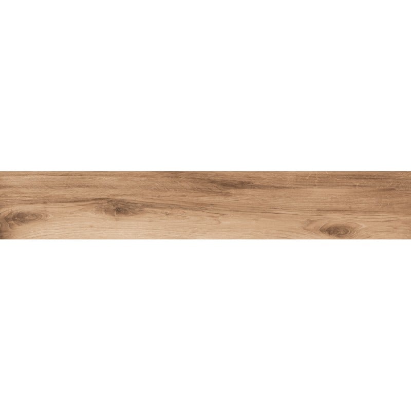 Mexen Indica Brauner glasiert rect. G1, holzähnliche Boden-Wandfliese 120 x 20 cm, matt - TL604-120-020-02