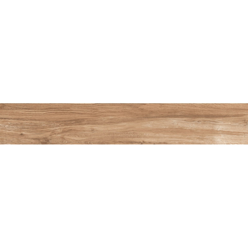 Mexen Indica Brauner glasiert rektifizierter G1 Feinsteinzeug, holzähnliche Boden- und Wandfliese 120 x 20 cm, matt
