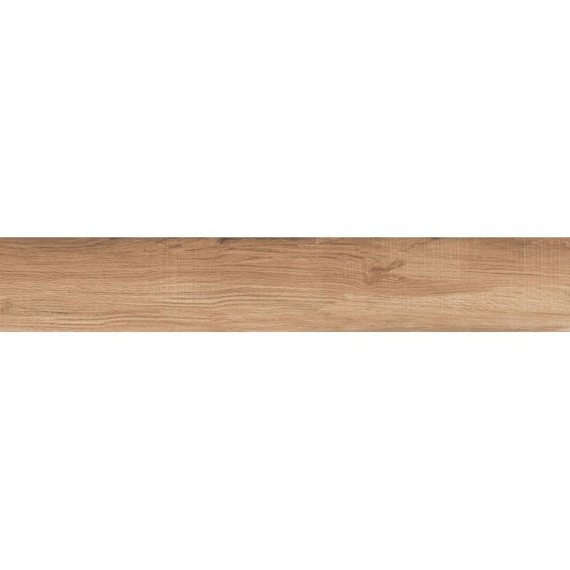 Mexen Indica Brauner glasiert rect. G1, holzähnliche Boden-Wandfliese 120 x 20 cm, matt - TL604-120-020-02
