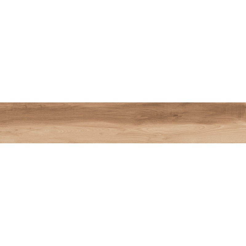 Mexen Indica Brauner glasiert rect. G1, holzähnliche Boden-Wandfliese 120 x 20 cm, matt - TL604-120-020-02