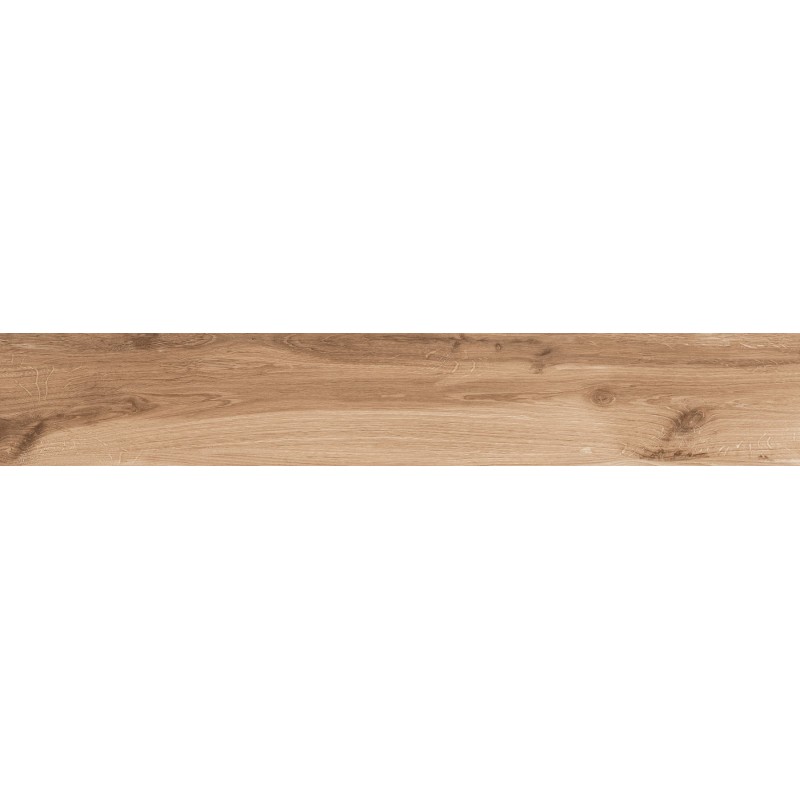 Mexen Indica Brauner glasiert rect. G1, holzähnliche Boden-Wandfliese 120 x 20 cm, matt - TL604-120-020-02