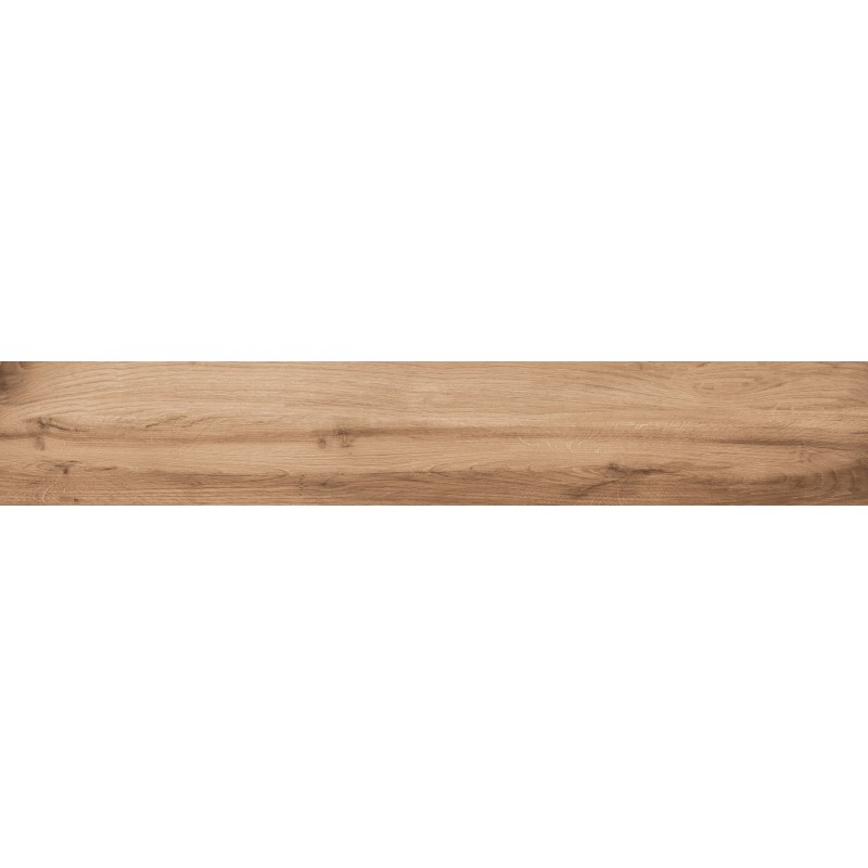 Mexen Indica Brauner glasiert rect. G1, holzähnliche Boden-Wandfliese 120 x 20 cm, matt - TL604-120-020-02