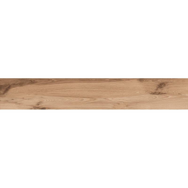 Mexen Indica Brauner glasiert rect. G1, holzähnliche Boden-Wandfliese 120 x 20 cm, matt - TL604-120-020-02
