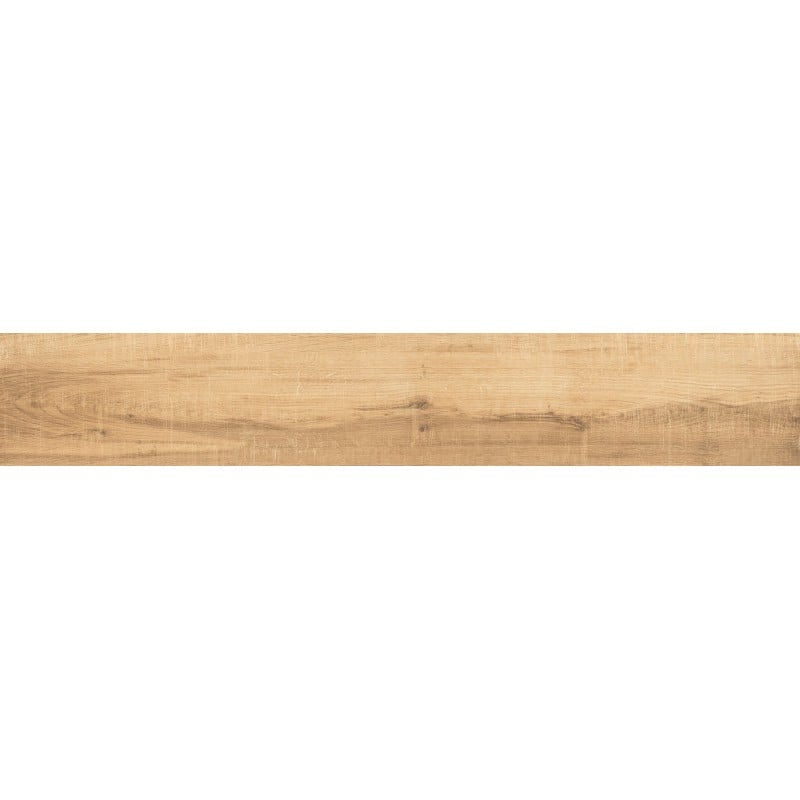 Mexen Indica Honey glasiertes Feinsteinzeug rekt. G1, holzähnliche Boden- und Wandfliese 120 x 20 cm, matt - TL604-120-020-03