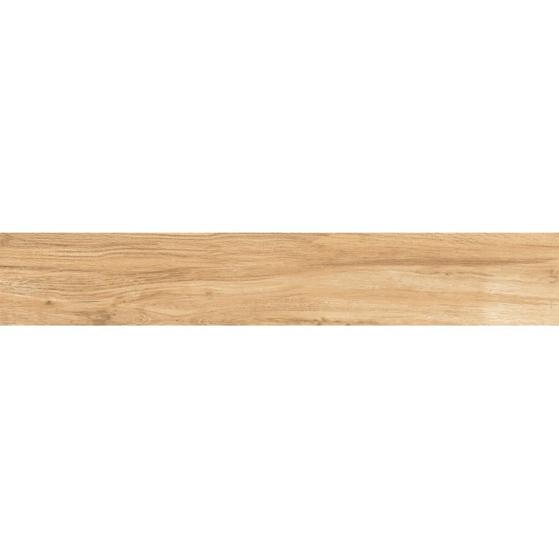 Mexen Indica Honey glasiertes Feinsteinzeug rekt. G1, holzähnliche Boden- und Wandfliese 120 x 20 cm, matt - TL604-120-020-03