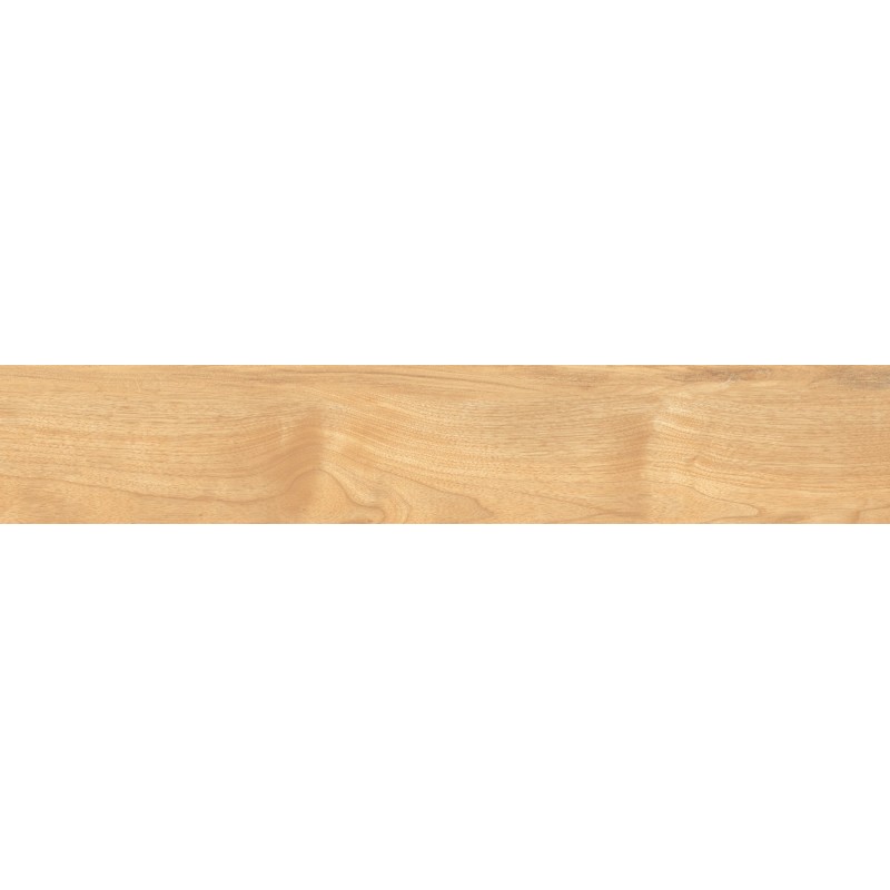 Mexen Jasperwood Beigefarbene, glasierte, rektifizierte Gresfliese G1, holzähnliche Boden- und Wandfliese 120 x 20 cm, matt