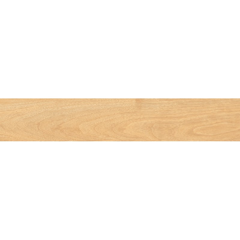 Mexen Jasperwood Beigefarbene, glasierte, rektifizierte Gresfliese G1, holzähnliche Boden- und Wandfliese 120 x 20 cm, matt