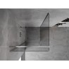Mexen Mist-B Duschkabine mit Schwingtür 75 x 75 cm, transparent, Chrom - 8A2T-075-075-01-00