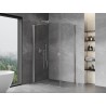 Mexen Mist-B Duschkabine, schwenkbar 90 x 85 cm, transparent, Chrom - 8A2T-090-085-01-00