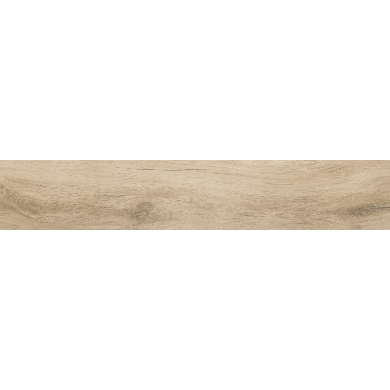 Mexen Lumiere Nature glasiertes Feinsteinzeug rekt. G1, holzähnliche Boden- und Wandfliese 120 x 20 cm, matt - TL608-120-020-01