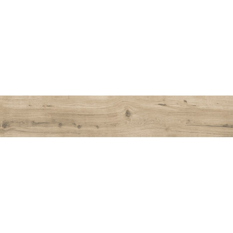 Mexen Lumiere Nature glasiertes Feinsteinzeug rekt. G1, holzähnliche Boden- und Wandfliese 120 x 20 cm, matt - TL608-120-020-01