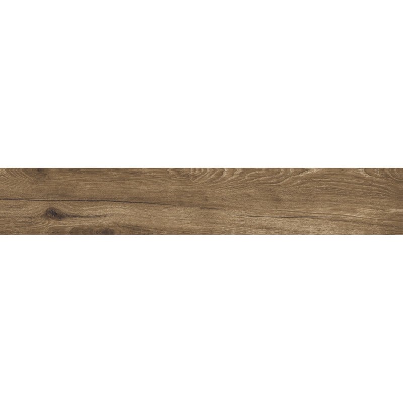 Mexen Lumiere Walnuss glasiertes Feinsteinzeug rekt. G1, holzähnliche Boden-Wand-Fliese 120 x 20 cm, matt - TL608-120-020-02