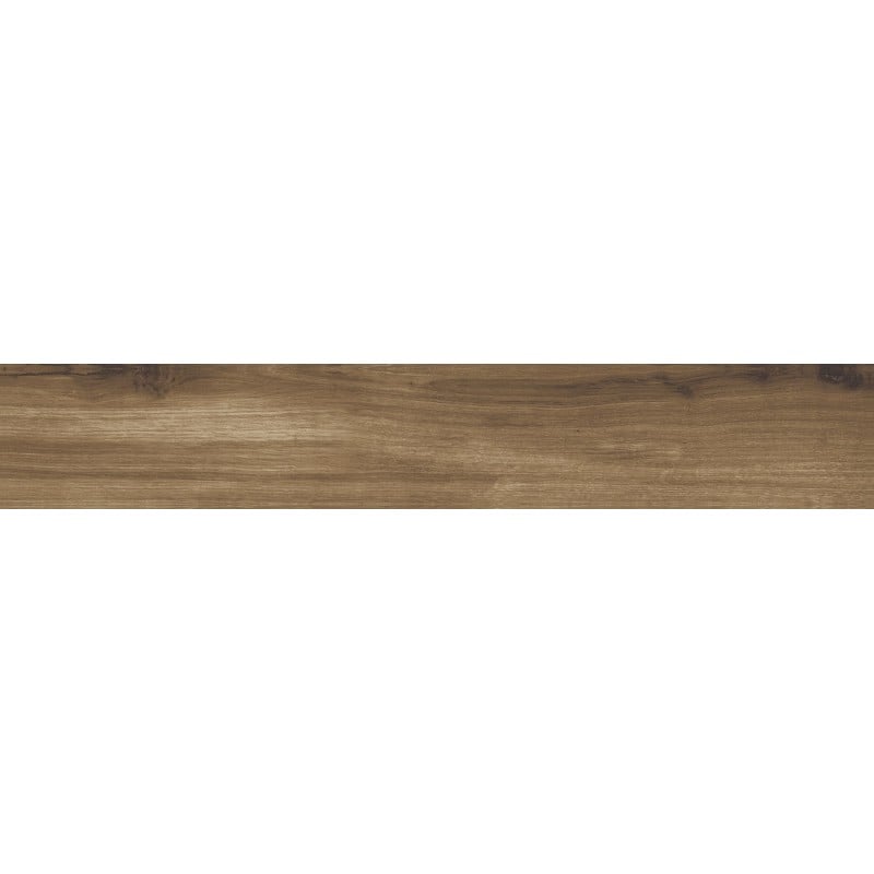 Mexen Lumiere Walnuss glasiertes Feinsteinzeug rekt. G1, holzähnliche Boden-Wand-Fliese 120 x 20 cm, matt - TL608-120-020-02
