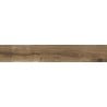 Mexen Lumiere Walnuss glasiertes Feinsteinzeug rekt. G1, holzähnliche Boden-Wand-Fliese 120 x 20 cm, matt - TL608-120-020-02