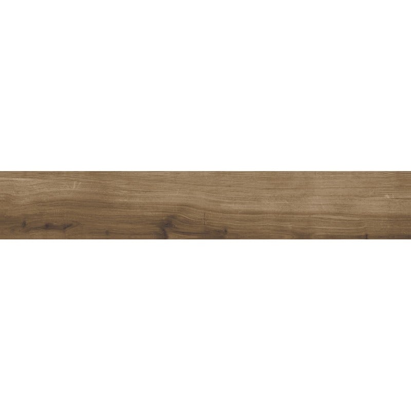 Mexen Lumiere Walnuss glasiertes Feinsteinzeug rekt. G1, holzähnliche Boden-Wand-Fliese 120 x 20 cm, matt - TL608-120-020-02