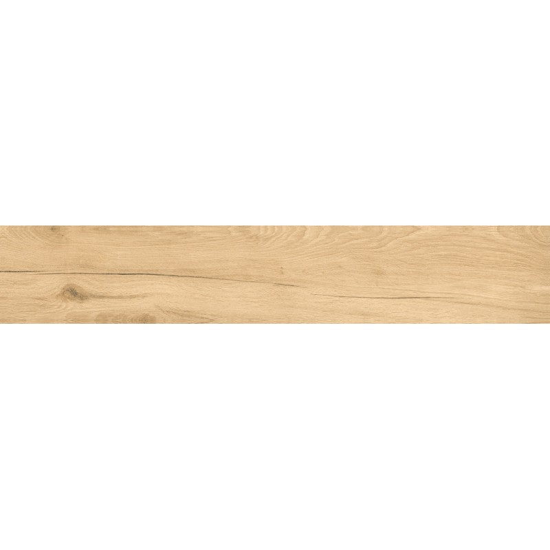Mexen Lumiere Rektifizierte glasierte Eichenfliese G1, holzähnliche Boden- und Wandfliese 120 x 20 cm, matt - TL608-120-020-03