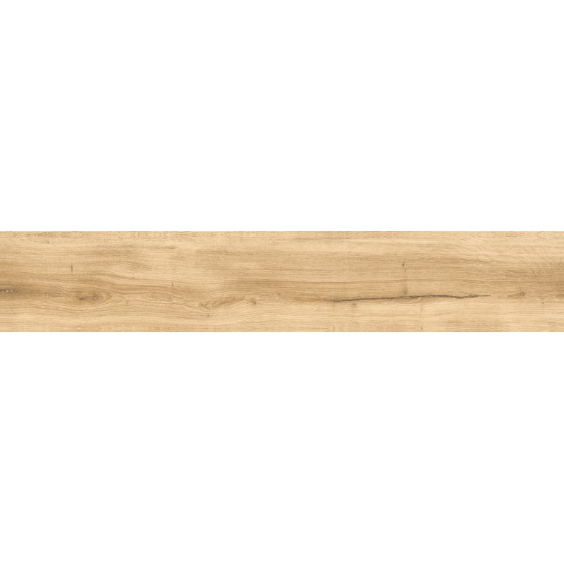 Mexen Lumiere Rektifizierte glasierte Eichenfliese G1, holzähnliche Boden- und Wandfliese 120 x 20 cm, matt - TL608-120-020-03