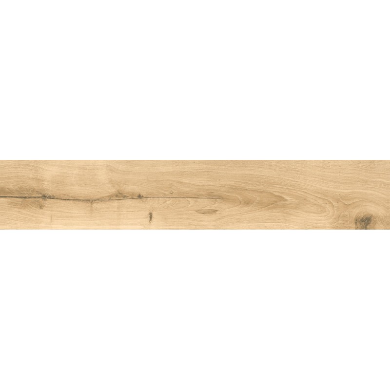 Mexen Lumiere Rektifizierte glasierte Eichenfliese G1, holzähnliche Boden- und Wandfliese 120 x 20 cm, matt - TL608-120-020-03