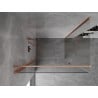 Mexen Mist-B Duschkabine schwenkbar 70 x 95 cm, transparent, gebürstetes Kupfer - 8A2T-070-095-65-00