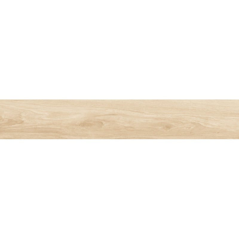 Mexen Meranti Avorio glasiertes Feinsteinzeug rek. G1, holzähnliche Boden- und Wandfliese 120 x 20 cm, matt - TL609-120-020-00
