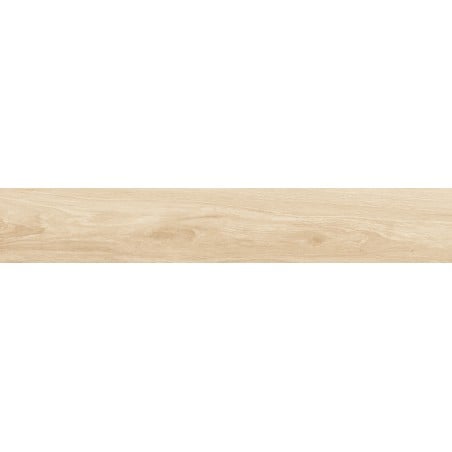 Mexen Meranti Avorio glasiertes Feinsteinzeug rek. G1, holzähnliche Boden- und Wandfliese 120 x 20 cm, matt - TL609-120-020-00