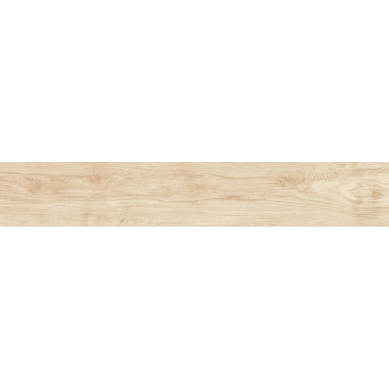 Mexen Meranti Avorio glasiertes Feinsteinzeug rekt. G1, holzähnliche Boden- und Wandfliese 120 x 20 cm, matt - TL609-120-020-00