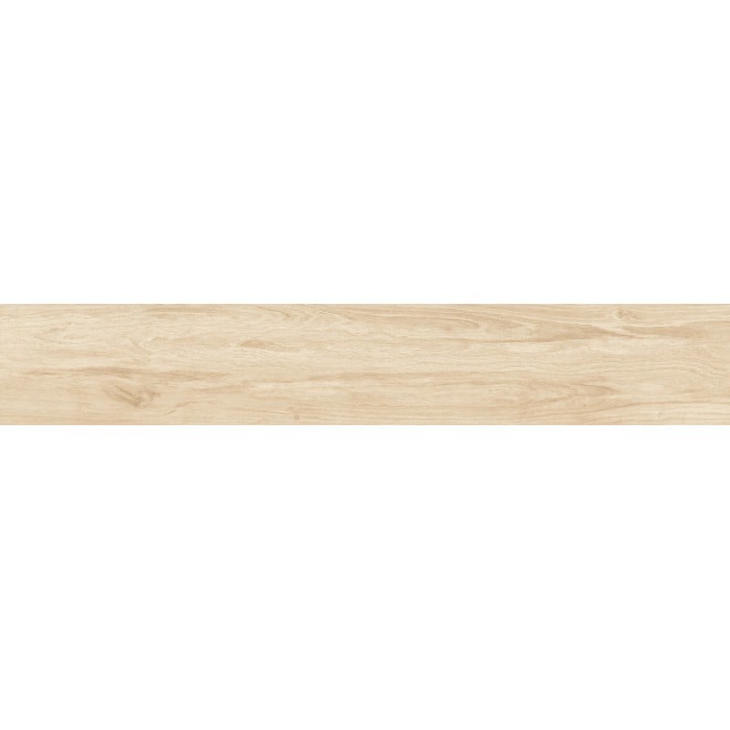 Mexen Meranti Avorio glasiertes Feinsteinzeug rek. G1, holzähnliche Boden- und Wandfliese 120 x 20 cm, matt - TL609-120-020-00