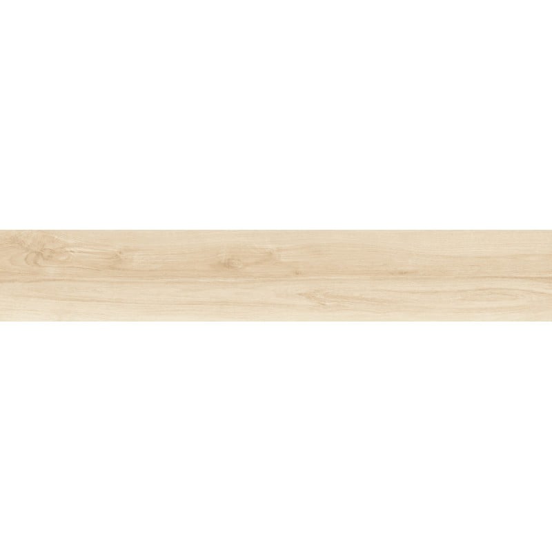 Mexen Meranti Avorio glasiertes Feinsteinzeug rek. G1, holzähnliche Boden- und Wandfliese 120 x 20 cm, matt - TL609-120-020-00
