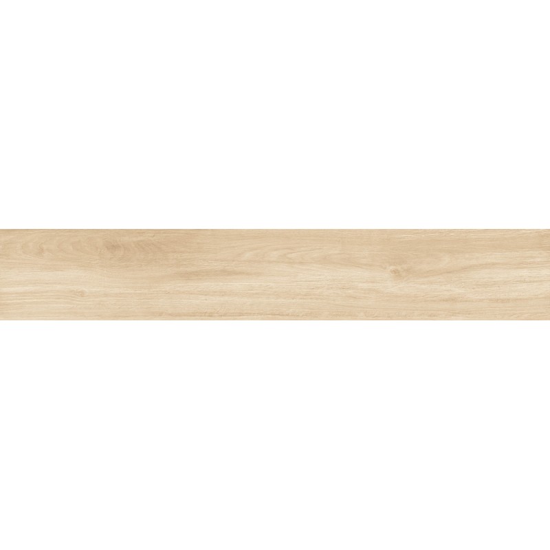 Mexen Meranti Avorio glasiertes Feinsteinzeug rek. G1, holzähnliche Boden- und Wandfliese 120 x 20 cm, matt - TL609-120-020-00