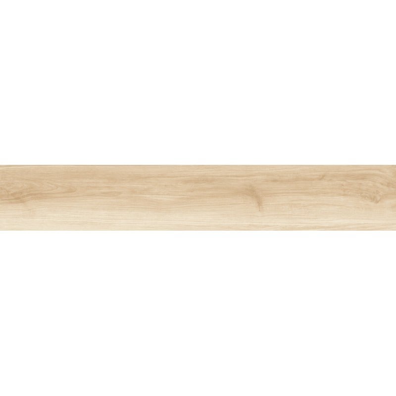 Mexen Meranti Avorio glasiertes Feinsteinzeug rek. G1, holzähnliche Boden- und Wandfliese 120 x 20 cm, matt - TL609-120-020-00