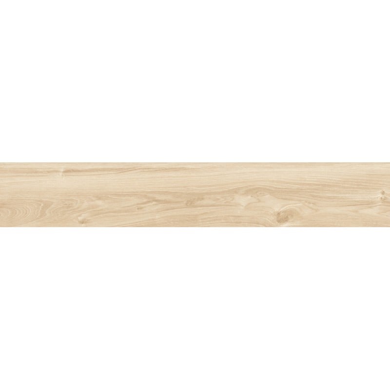 Mexen Meranti Avorio glasiertes Feinsteinzeug rek. G1, holzähnliche Boden- und Wandfliese 120 x 20 cm, matt - TL609-120-020-00