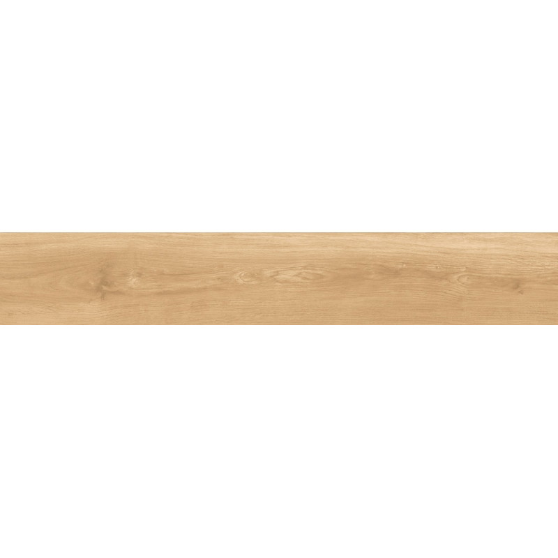 Mexen Meranti Glasierte beigefarbene Feinsteinzeugplatte rekt. G1, holzähnliche Boden- und Wandfliese 120 x 20 cm, matt